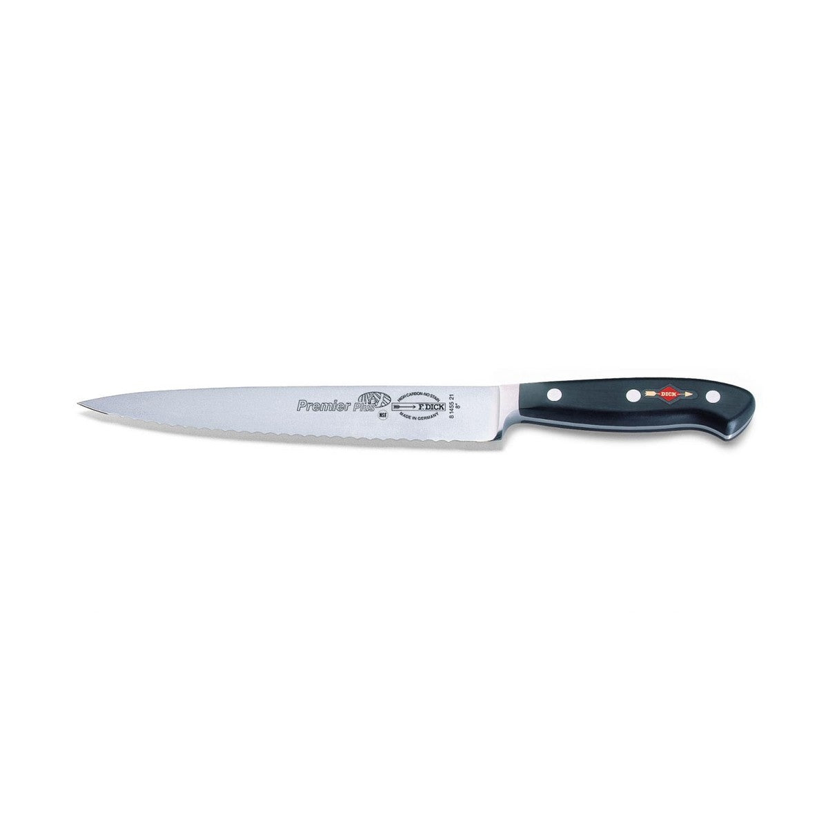 F.Dick Premier Plus Carving Knife Serrated Edge 21cm C&C/P - Kitchenly