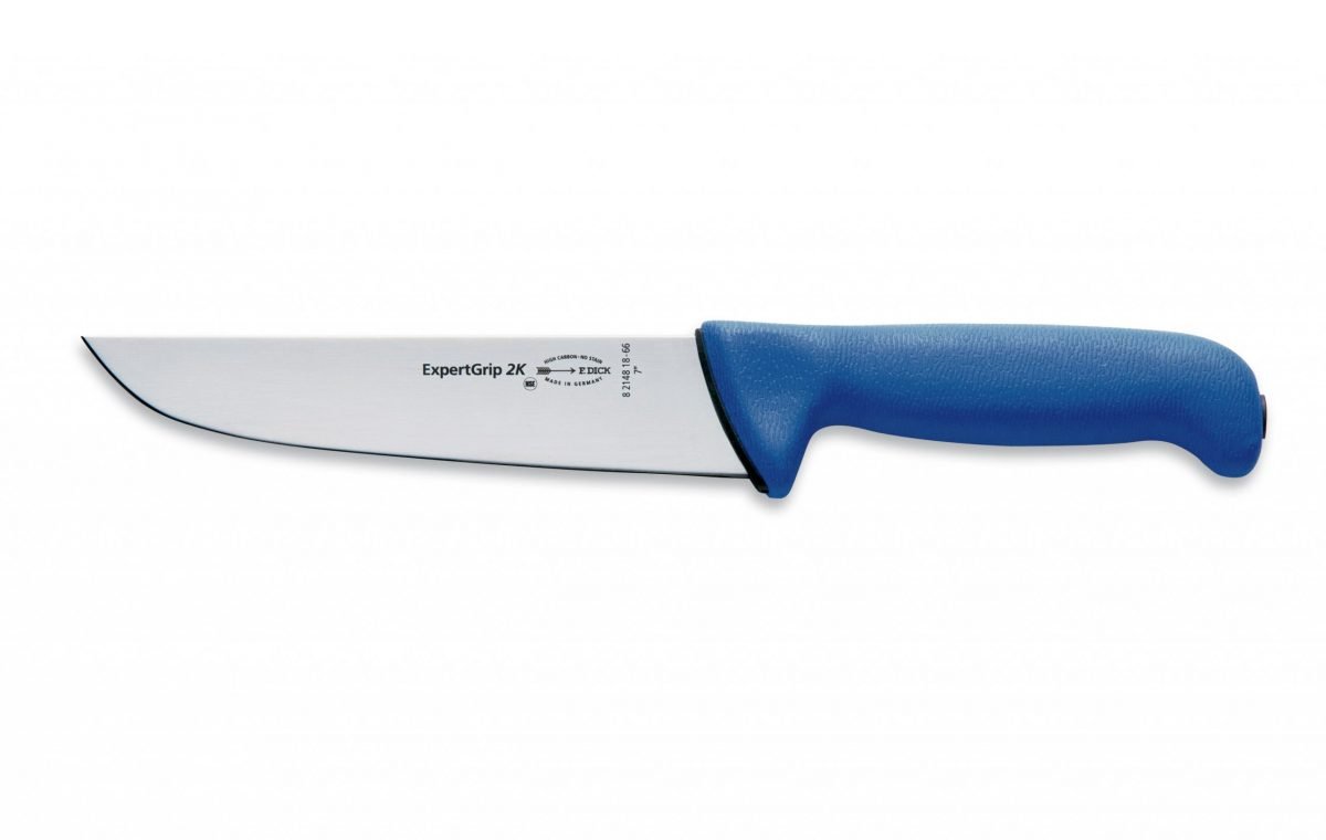F.Dick ExpertGrip Butcher's Knife 18cm Blue S-S/P - Kitchenly