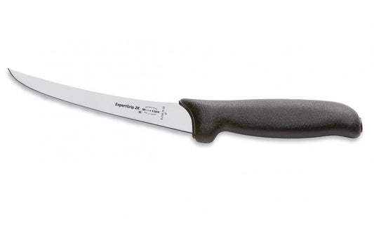 F.Dick ExpertGrip Boning Knife Stiff 15cm Black S-S/P - Kitchenly