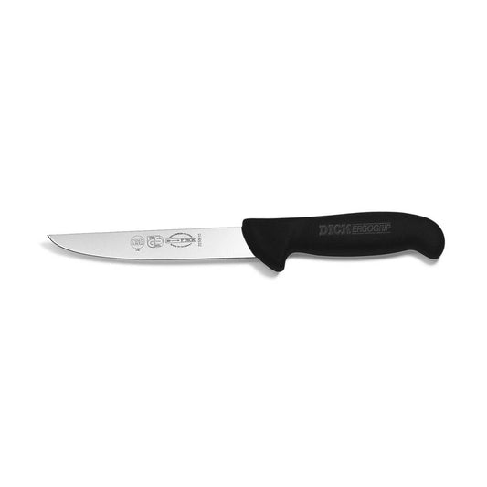 F.Dick ErgoGrip Boning Knife Wide Blade 15cm Black S-S/P - Kitchenly