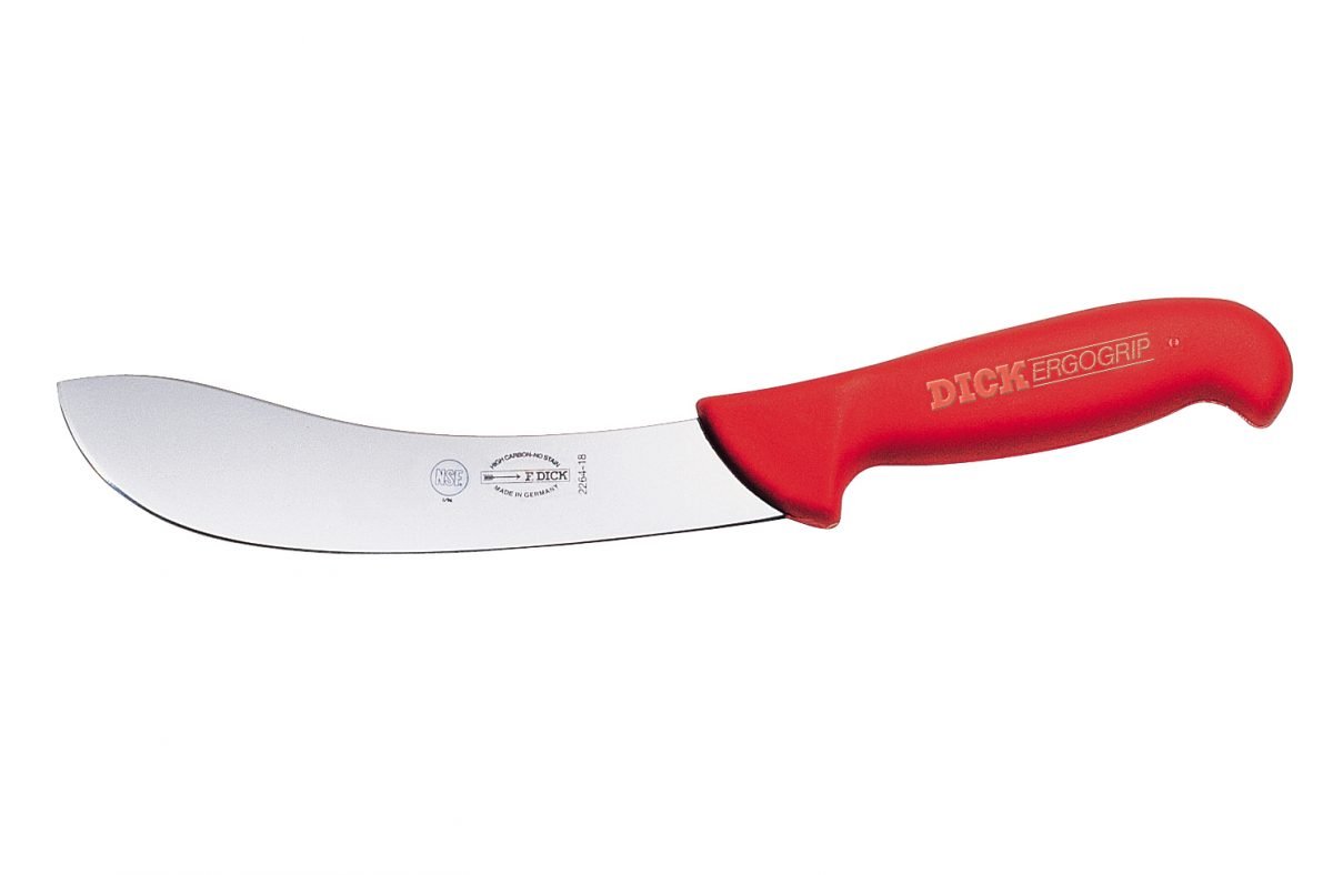 F.Dick ErgoGrip Skinning Knife 15cm Red B/P - Kitchenly