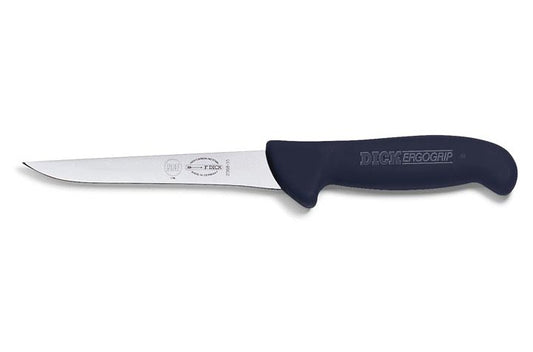 F.Dick ErgoGrip Boning Knife Narrow Blade 15cm Black SS/P - Kitchenly