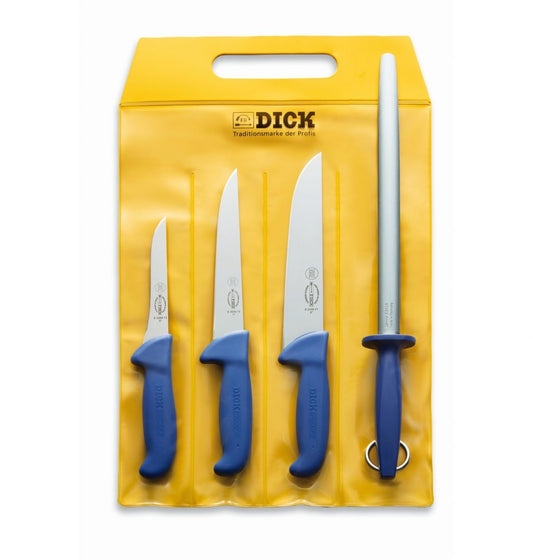 F.Dick ErgoGrip Starter Set 4pcs Blue - Kitchenly