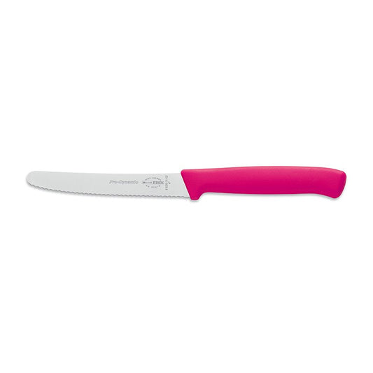 F.Dick Pro-Dynamic Utility Knife Serrated Edge 11cm Pink C&C/P - Kitchenly