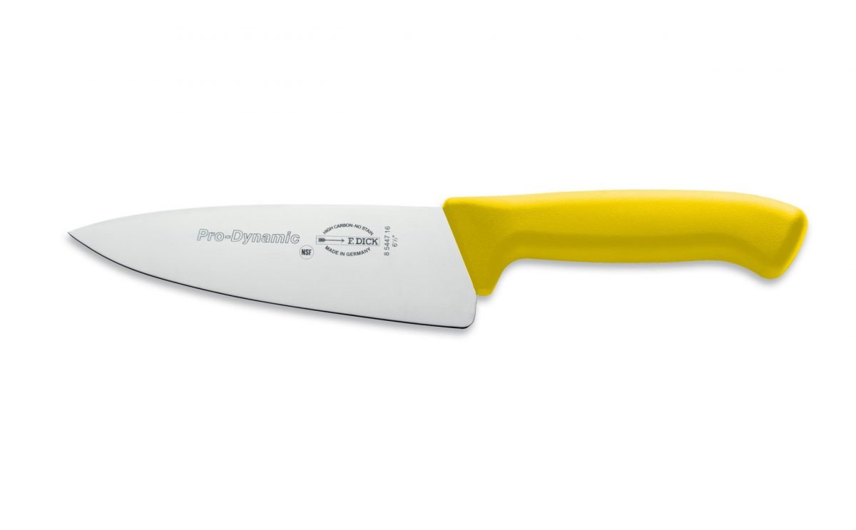 F.Dick Pro-Dynamic Chef's Knife 16cm Yellow C&C/P - Kitchenly