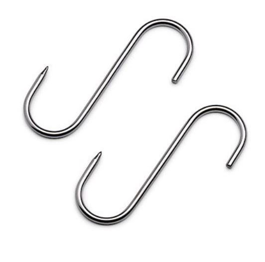 F.Dick Tools for Butchers Meat Hook Stainless 140x5.5mm (Pack of 5) C&C/P - Kitchenly