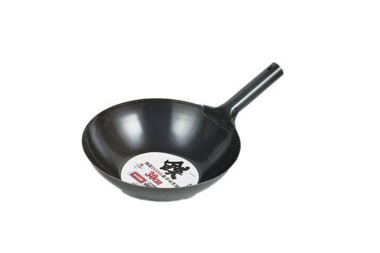 Pearl Life Beijing Iron Wok with Flat Base - 33cm