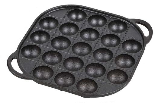 Pearl Life Cast Iron Takoyaki Octopus Ball Plate - 21 Balls
