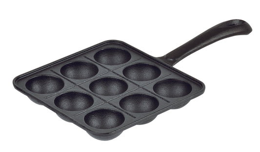 Pearl Life Cast Iron Takoyaki Octopus Ball Plate - 9 balls