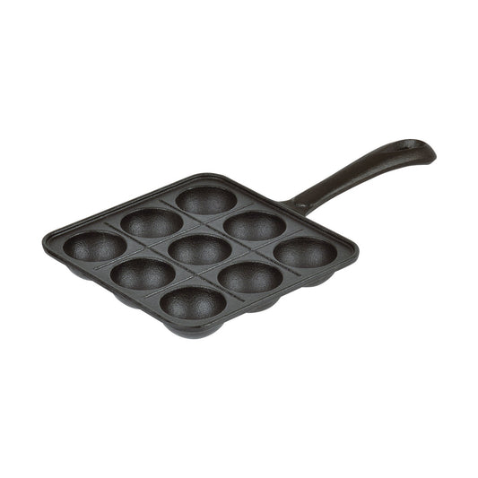 Pearl Life Cast Iron Takoyaki Octopus Ball Plate - 9 balls