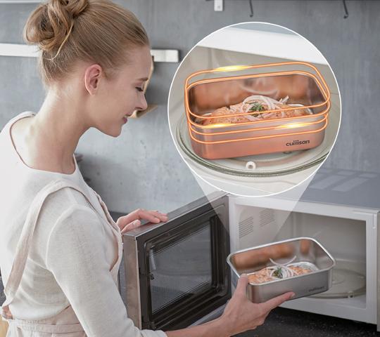 Cuitisan Flora Rectangle No.7 Airtight Container Container - 1100ml - Kitchenly