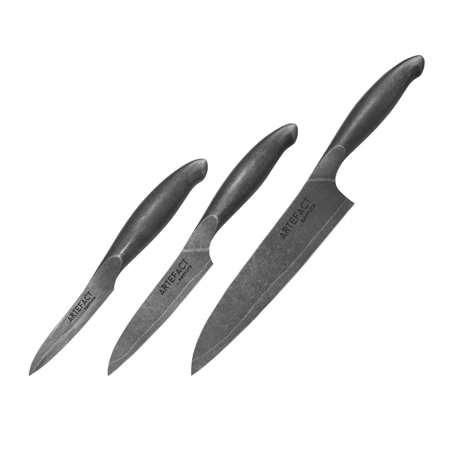 Samura ARTEFACT Knives Set - Paring Knife, Utility Knife, Chefs Knife - Kitchenly