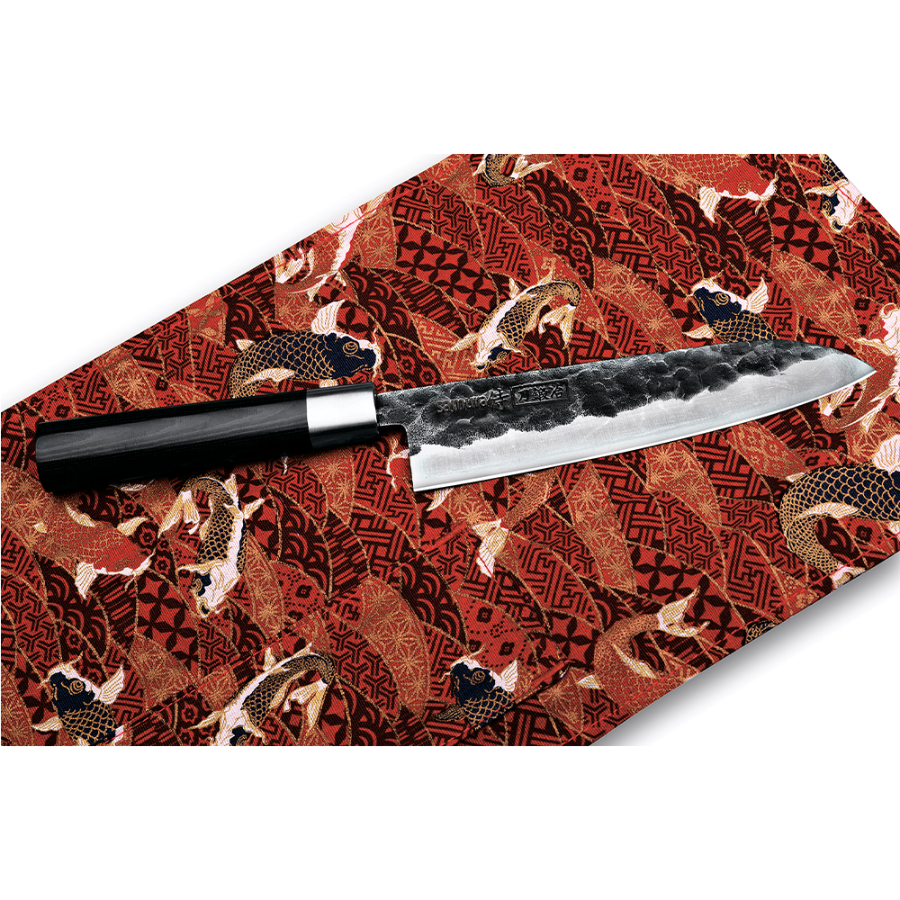 Samura BLACKSMITH Santoku Knife - 182mm - Kitchenly
