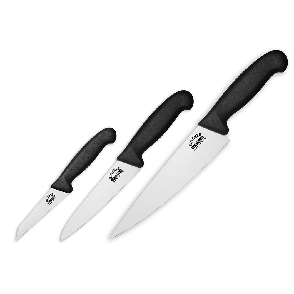 Samura BUTCHER Knife Set - Paring Knife, Utility Knife, Chef's Knife - Kitchenly