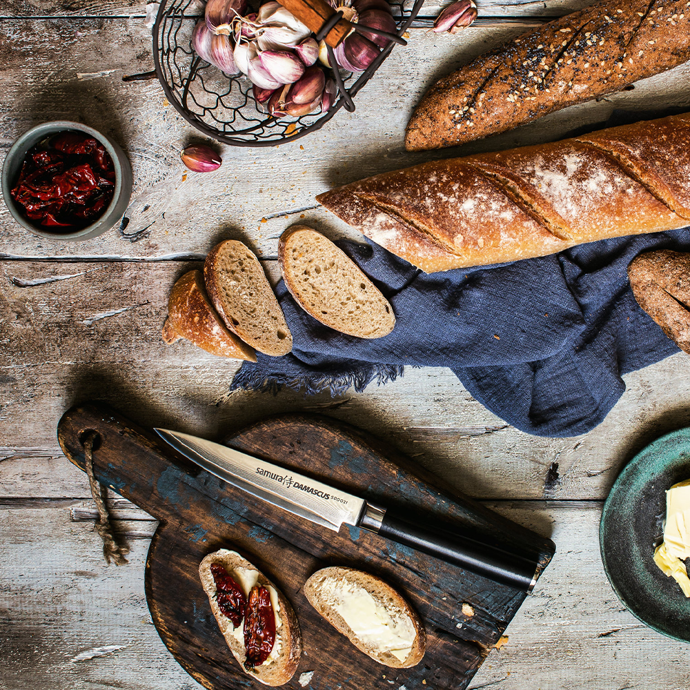 Samura DAMASCUS Utility Knife - 125mm - Kitchenly