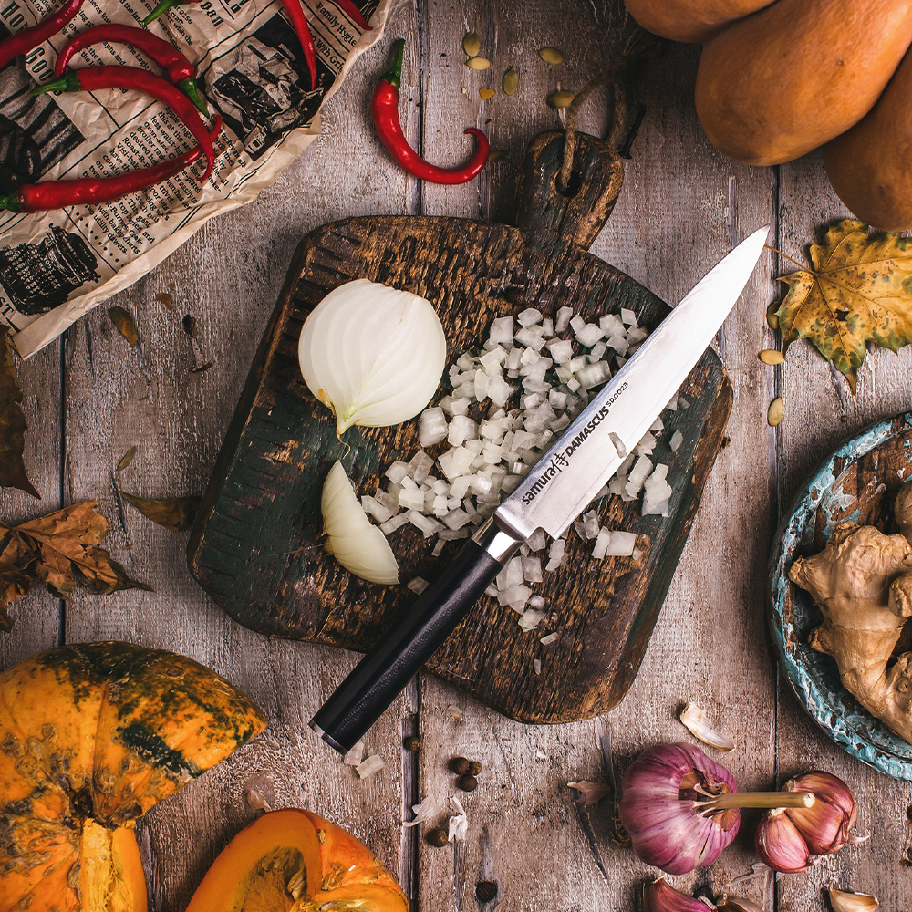 Samura DAMASCUS Utility Knife - 150mm - Kitchenly