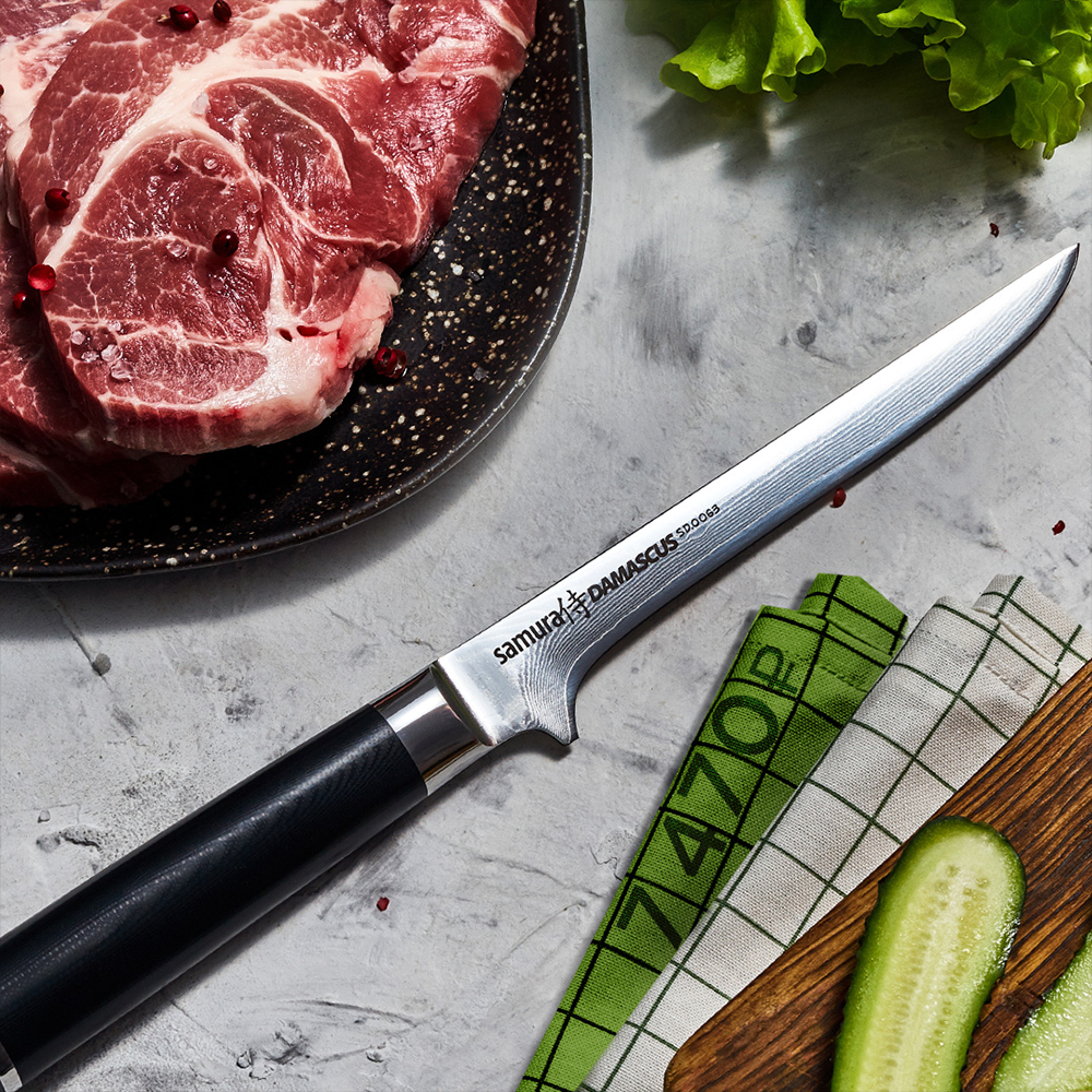 Samura DAMASCUS Boning Knife - 165mm - Kitchenly