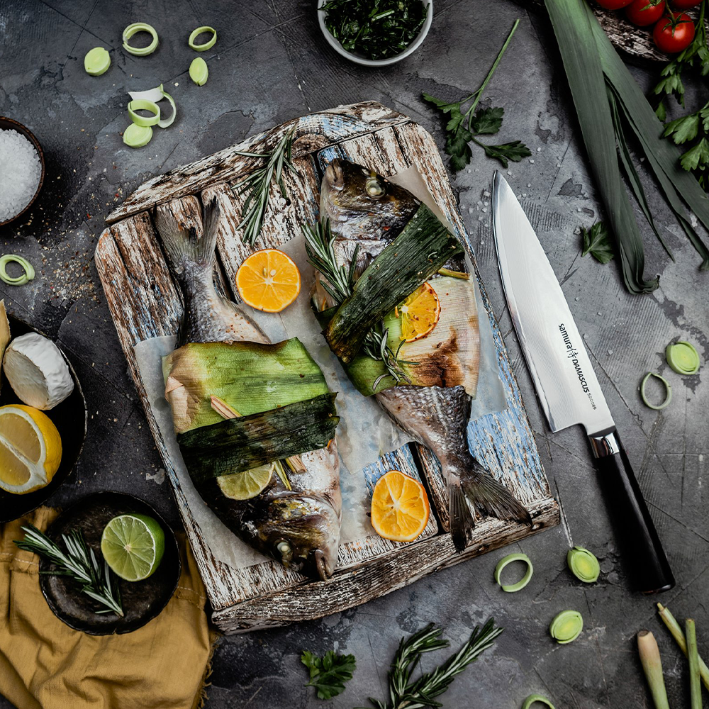 Samura DAMASCUS Chef's Knife - 200mm - Kitchenly