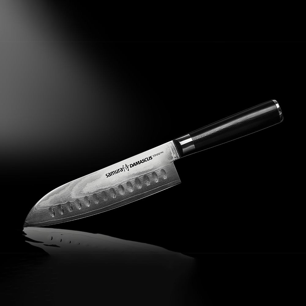 Samura DAMASCUS Santoku Knife - 180mm - Kitchenly