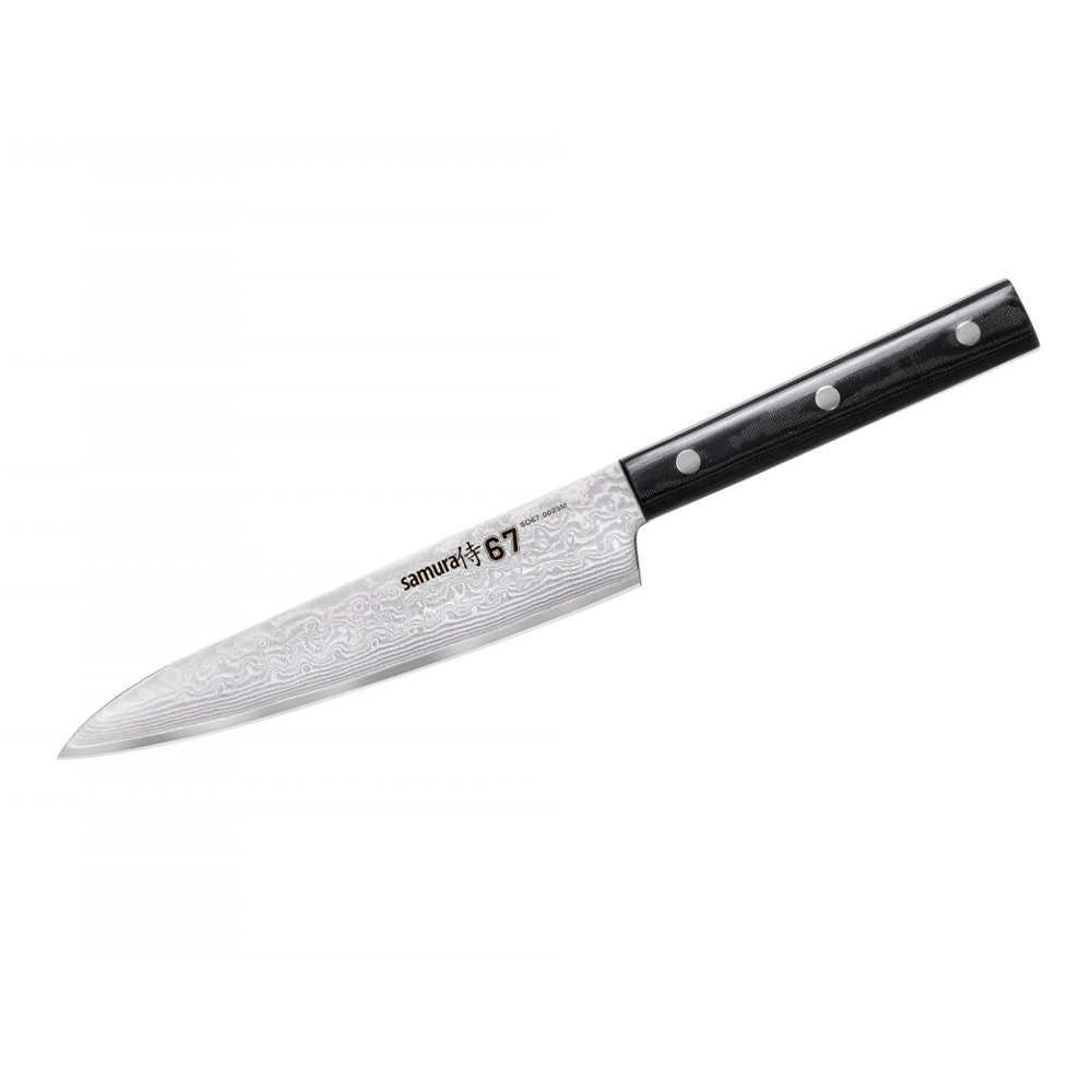 Samura 67 DAMASCUS Knife Set - Paring Knife, Utility Knife, Chef's Knife - Kitchenly