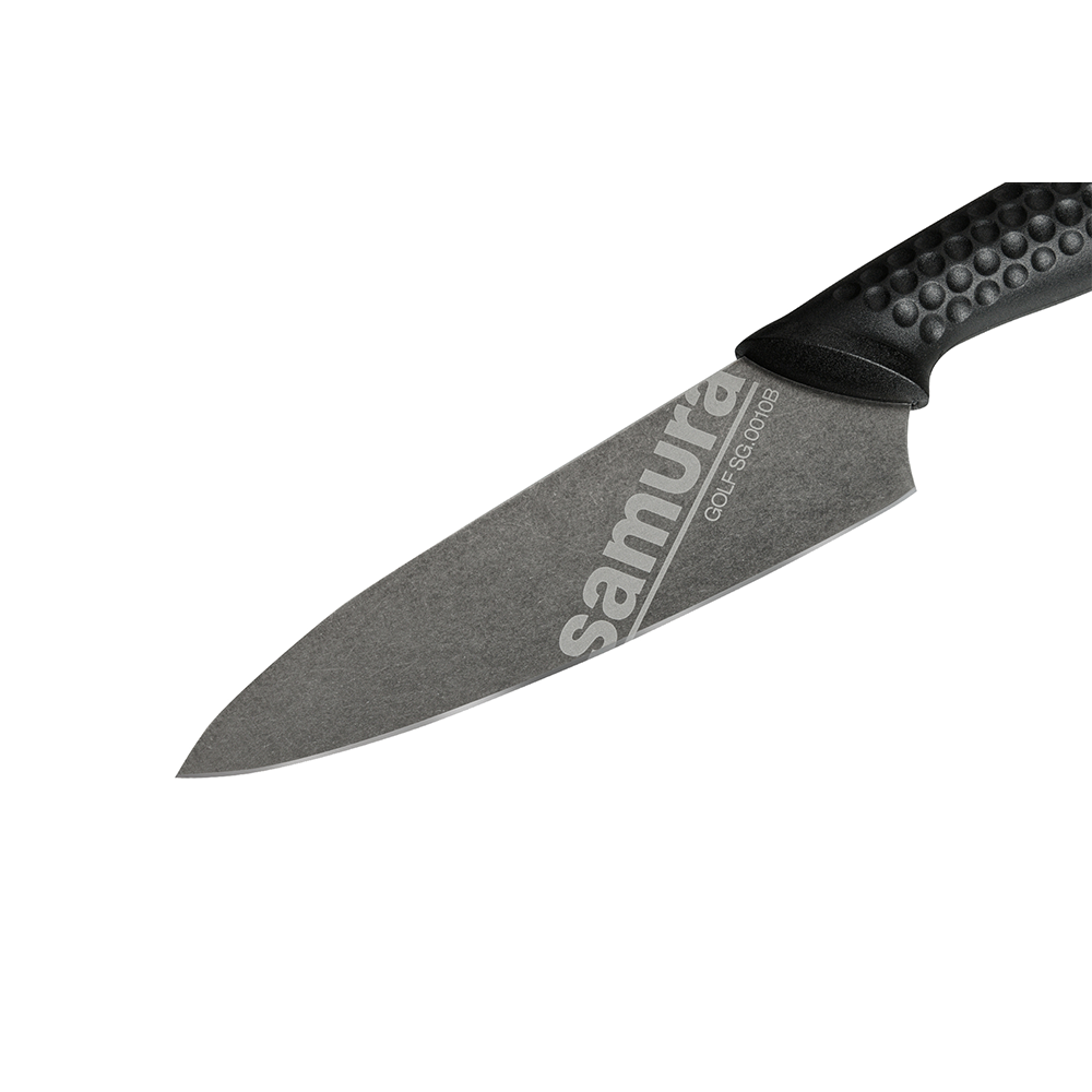 Samura GOLF Paring Knife - 98mm, Stonewash Finish - Kitchenly