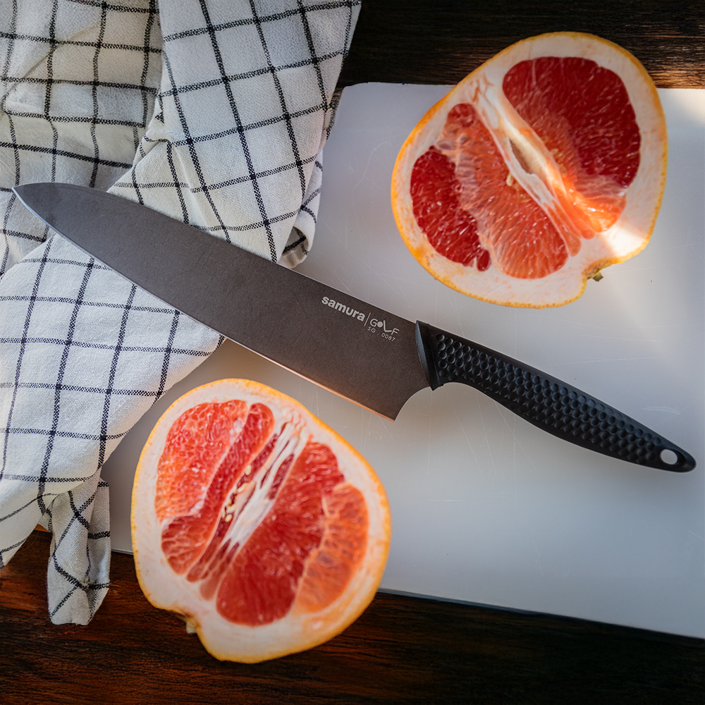 Samura GOLF Chef's Knife - 221mm, Stonewash Finish - Kitchenly