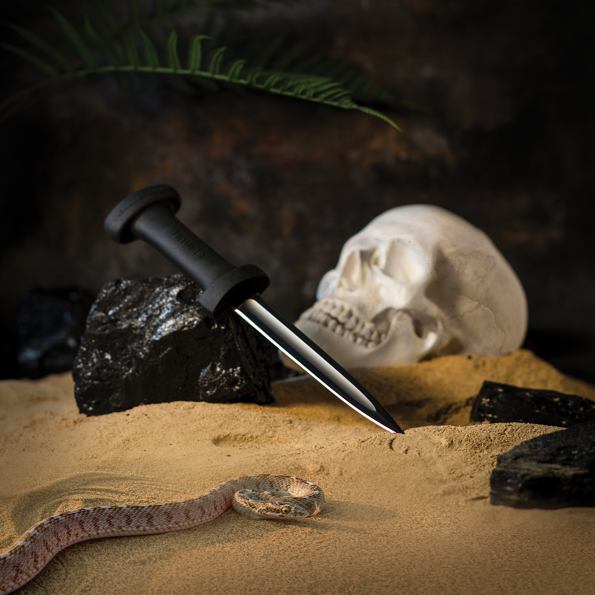 Samura GLADIUS Slaughter Knife - 195mm, Black - Kitchenly