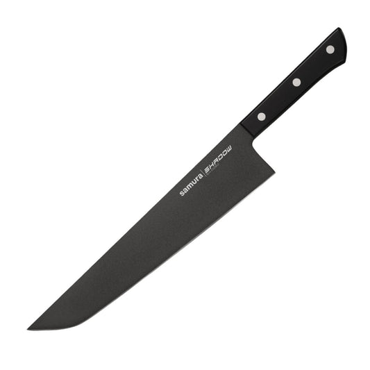 Samura SHADOW Non-Stick Coated Hamokiri Knife - 254mm, Black - Kitchenly