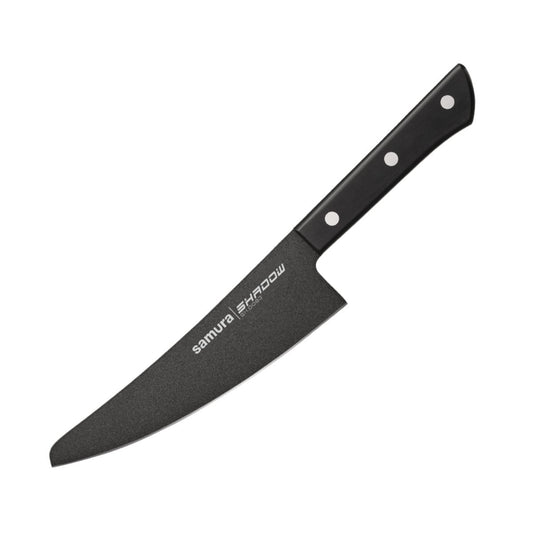 Samura SHADOW Non-Stick Coated Chef's Knife - 166mm, Black - Kitchenly