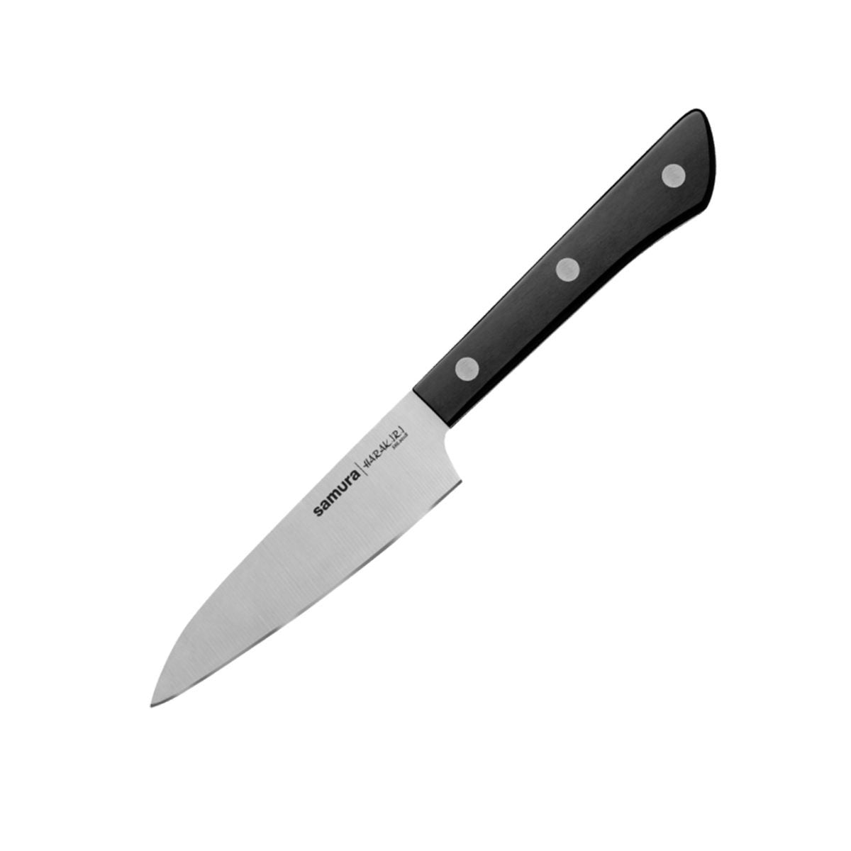 Samura HARAKIRI Paring Knife - 99mm, Black - Kitchenly