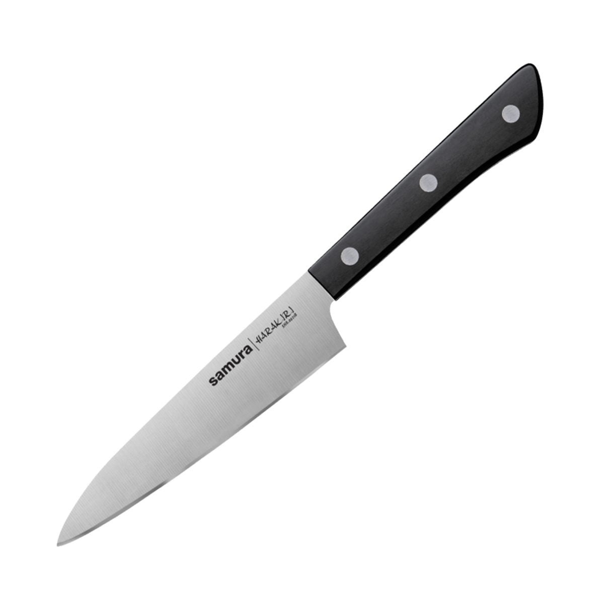 Samura HARAKIRI Utility Knife - 120mm, Black - Kitchenly