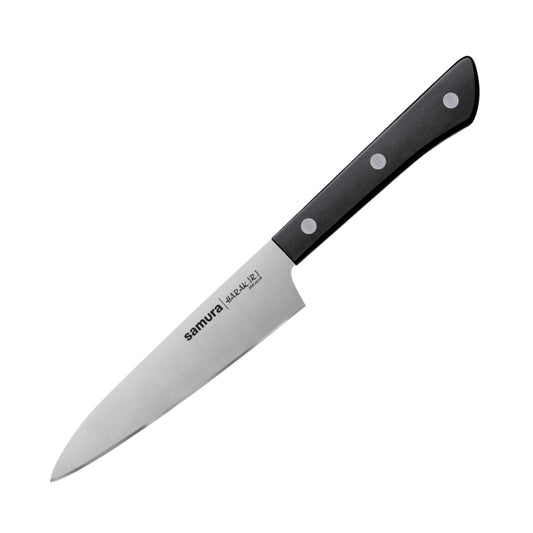 Samura HARAKIRI Utility Knife - 120mm, Black - Kitchenly
