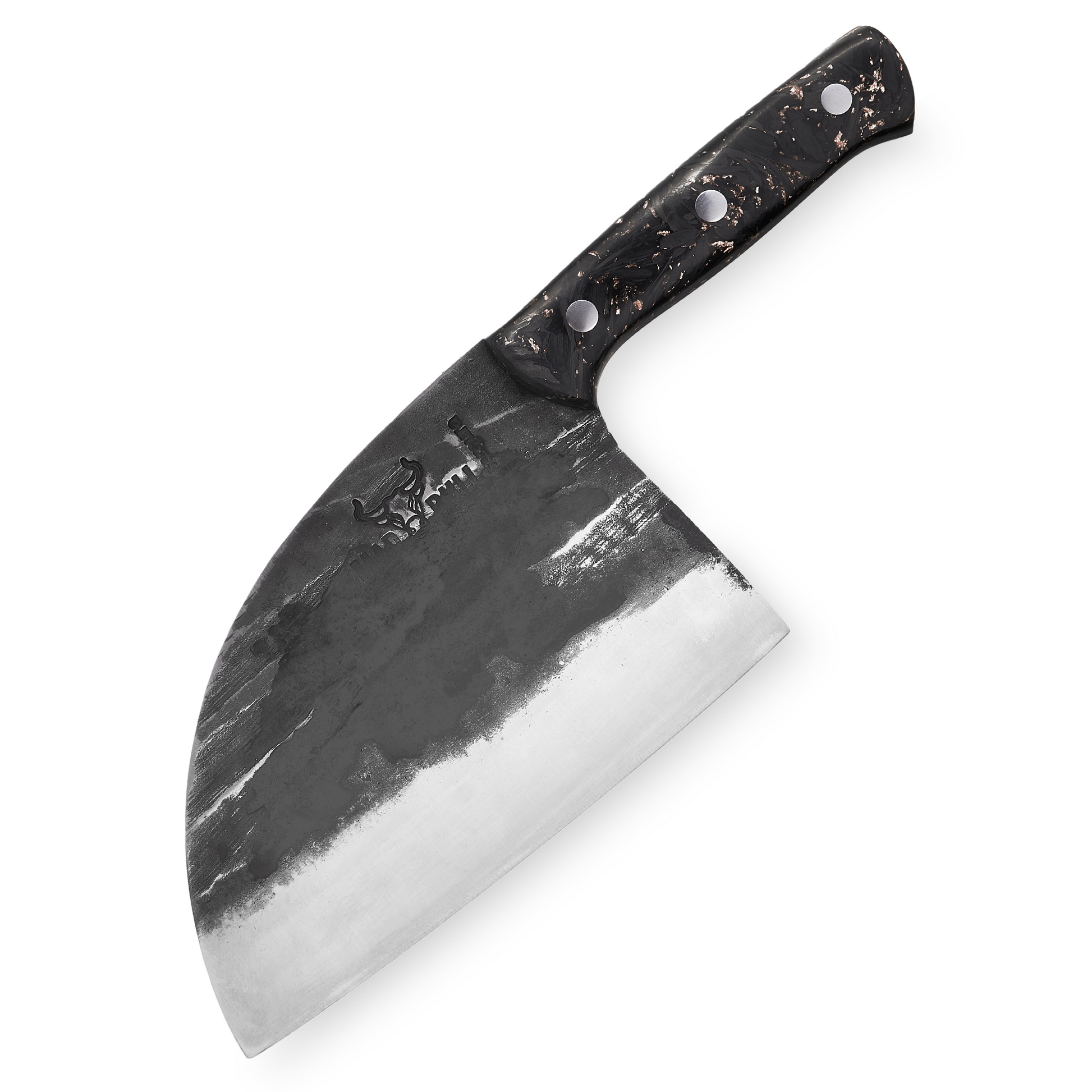 Samura MAD BULL Serbian Chef's Knife - Marble Carbon Handle, 180mm - Kitchenly