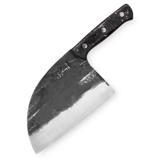 Samura MAD BULL Serbian Chef's Knife - Marble Carbon Handle, 180mm - Kitchenly