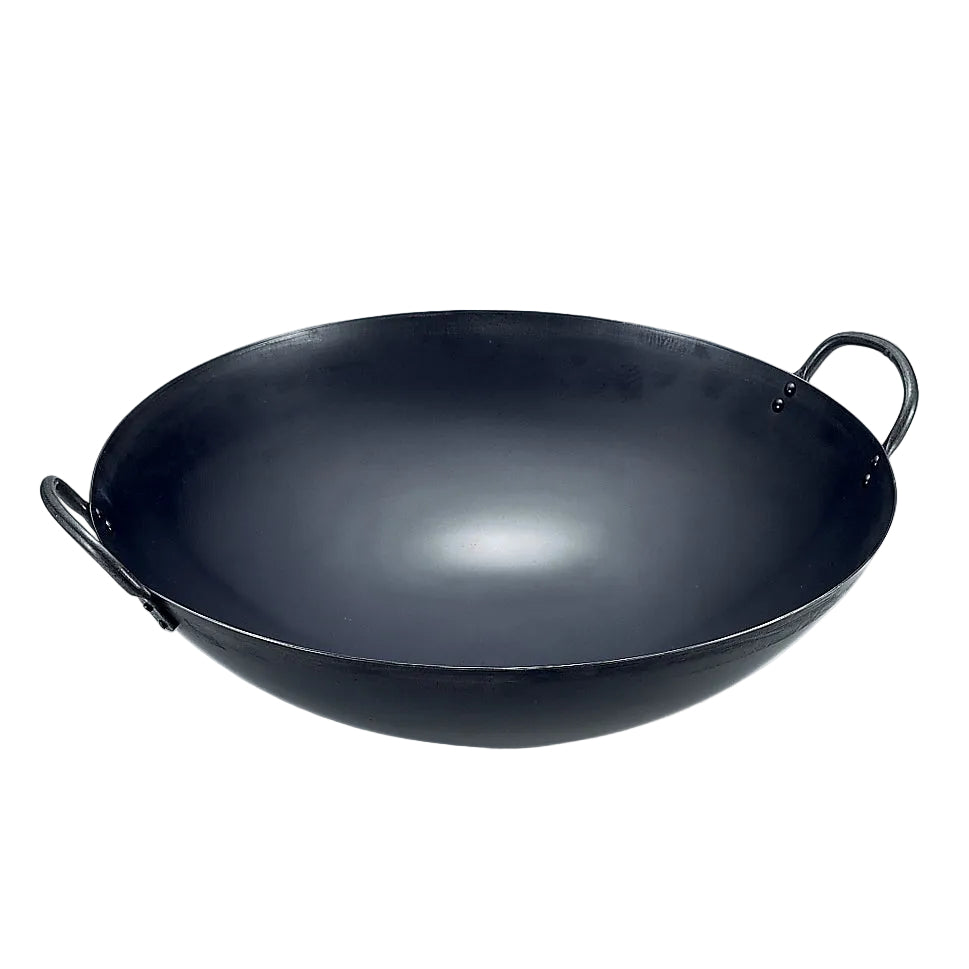 Summit Round Base Iron Wok - 27cm