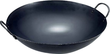 Summit Round Base Iron Wok - 30cm