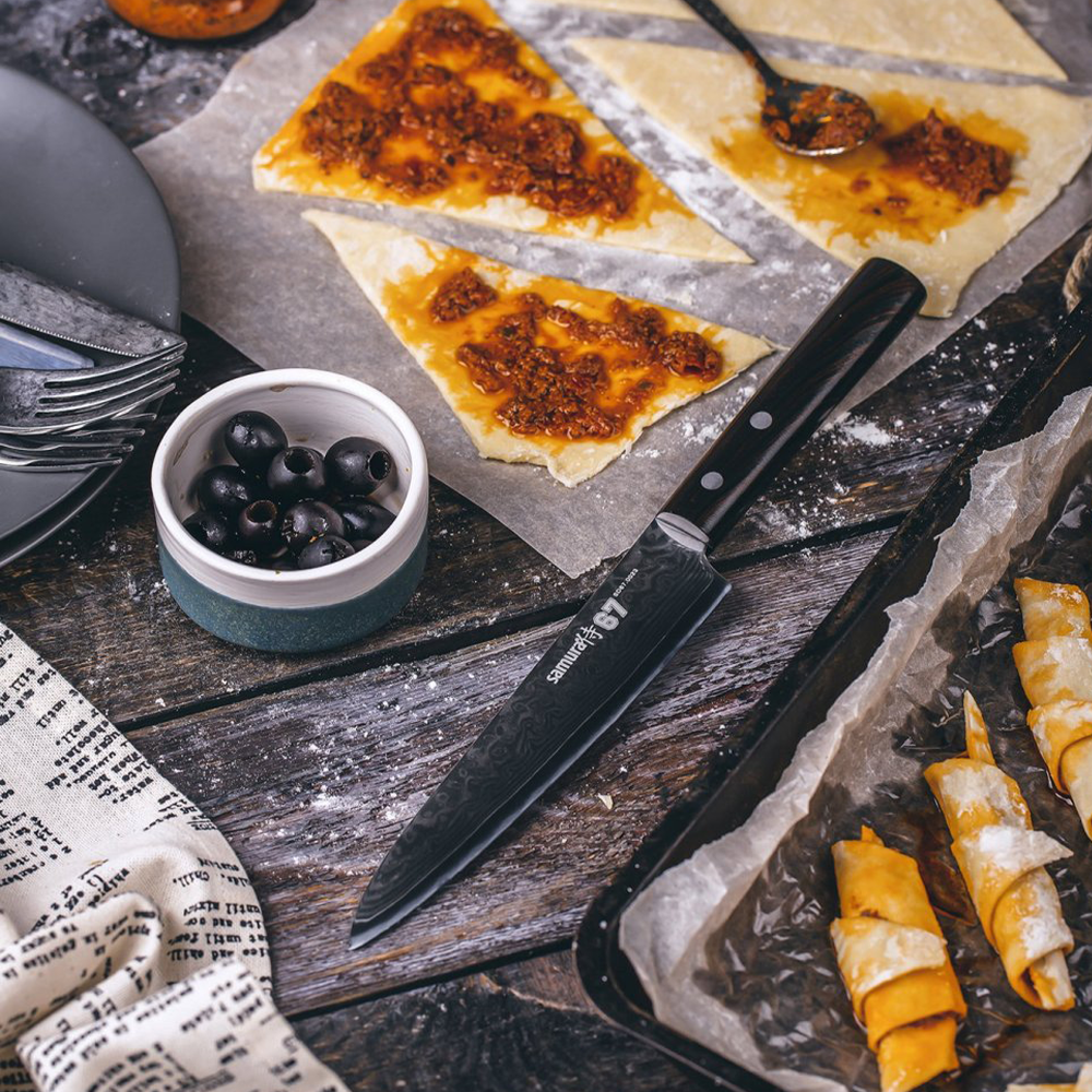 Samura DAMASCUS 67 Utility Knife - 150mm, 67 Layers - Kitchenly