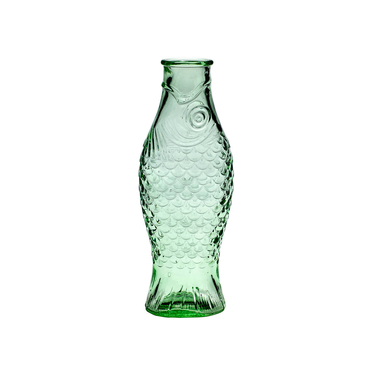 Serax Fish & Fish Transparant Bottle - 1.0L, Green