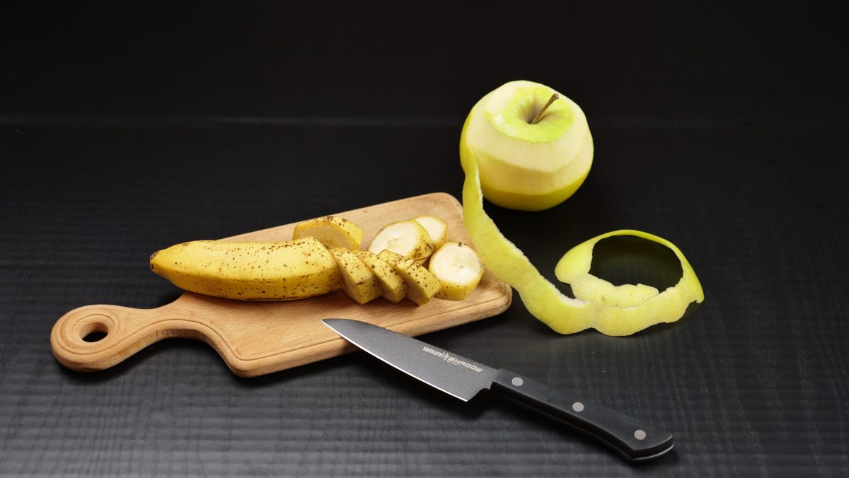 Samura SHADOW Non-Stick Coated Knife Set - Chef's Knife, Utility Knife, Paring Knife, Black - Kitchenly