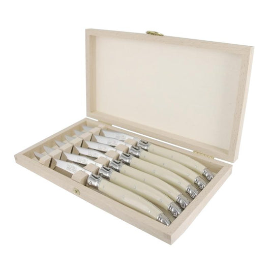 André Verdier Laguiole Classique Table Knife - 6 Piece