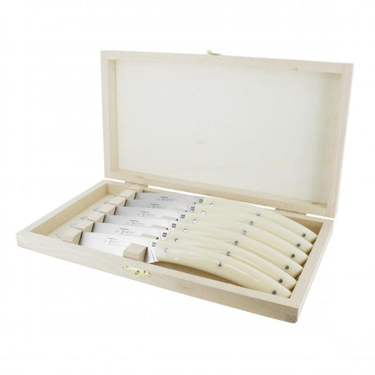 André Verdier Le Thiers Elegance Ivory Steak Knife - 6 Piece