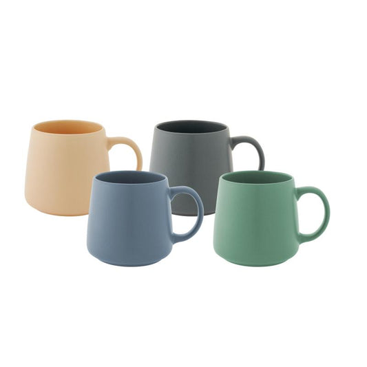 Bundanoon Tapered Mug Solid 400ml - Set of 4