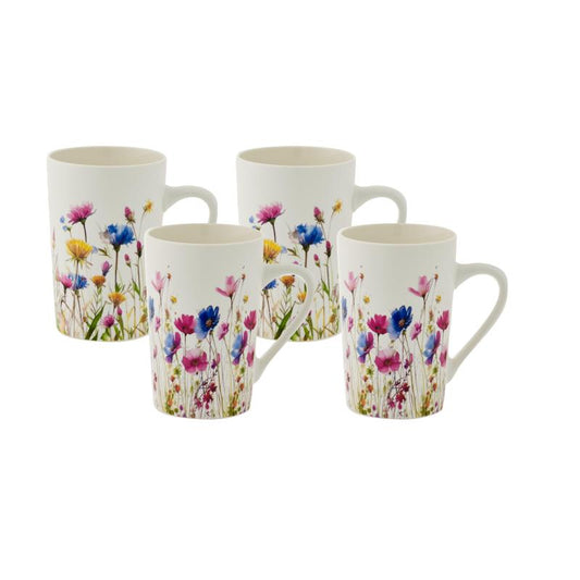 Bundanoon Tube Mug Meadow 385ml - Set of 4