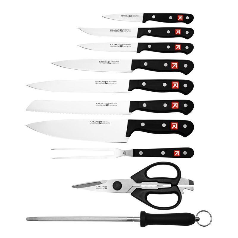 Kamati Gourmet Knife Block Set - 16 Piece