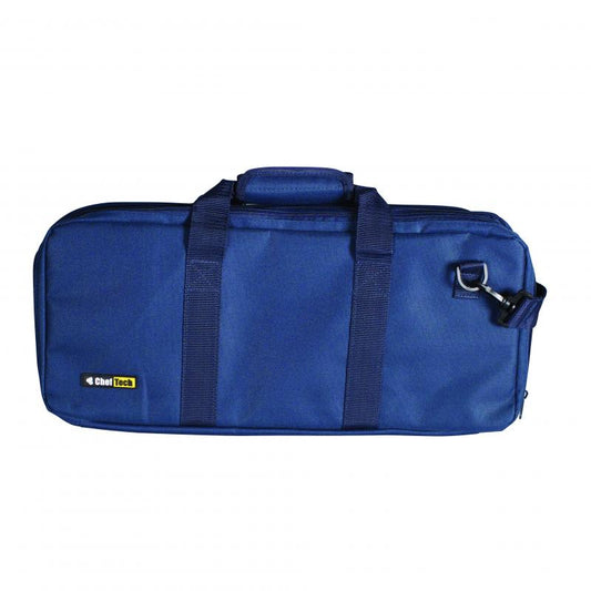 ChefTech 18 Pockets Knife Roll Bag Inc Strap Handle - Blue