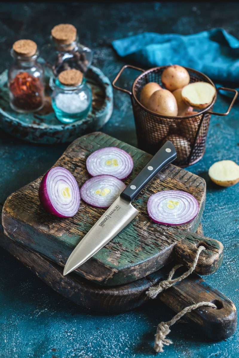 Samura HARAKIRI Knife Set - Utility Knife, Saw Knife, Chef's Knife - Kitchenly