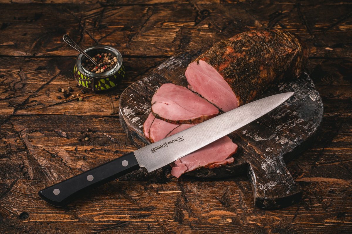 Samura HARAKIRI Knife Set - Utility Knife, Saw Knife, Chef's Knife - Kitchenly