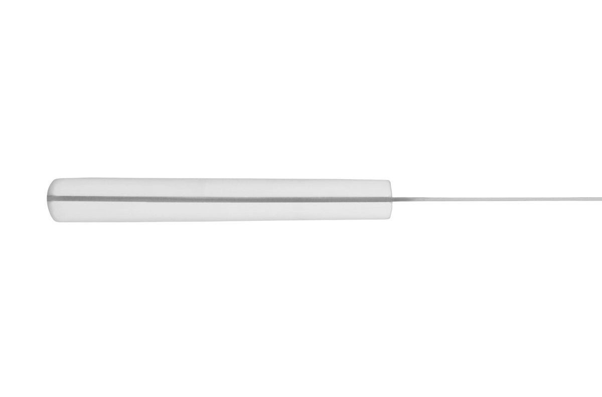 Samura HARAKIRI Knife Set - Utility Knife, Two-sided Saw Knife, Chef's Knife, White Handle, - Kitchenly