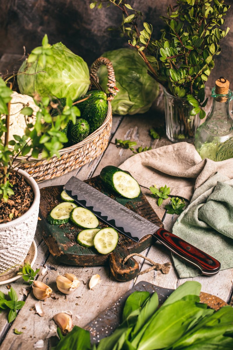 Samura KAIJU Nakiri Knife - 167mm - Kitchenly