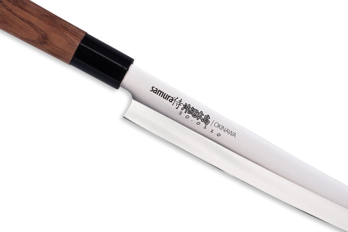 Samura OKINAWA Yanagiba Knife - 240mm, Single-edged Blade - Kitchenly